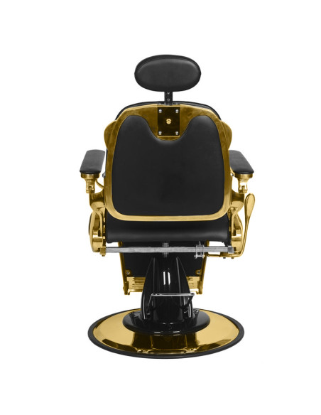 Gabbiano Barber Chair Grancesco black and gold