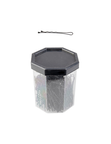 Barber pins for hair e-62 150 pcs 4.9cm black