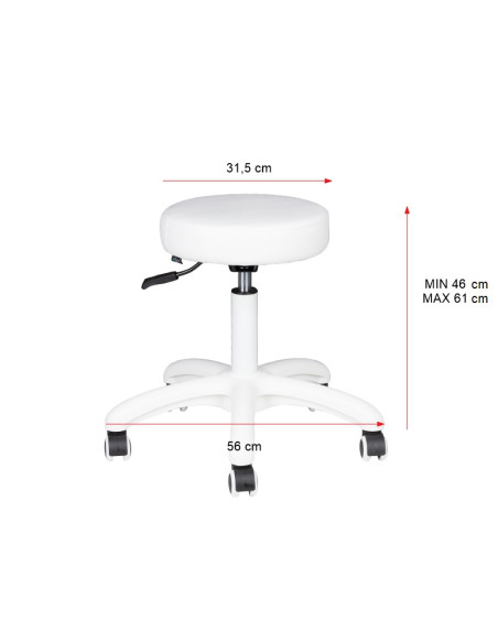 Cosmetic stool am-303-2 black