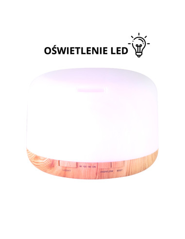 Aroma diffuser spa air humidifier 03 light wood 500ml + timer