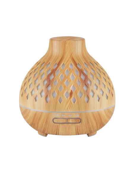 Aroma diffuser spa air humidifier 10 light wood 400ml + timer