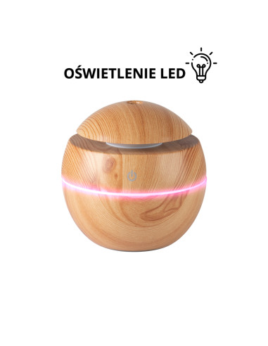 Aroma diffuser air humidifier spa 16 light wood 130ml
