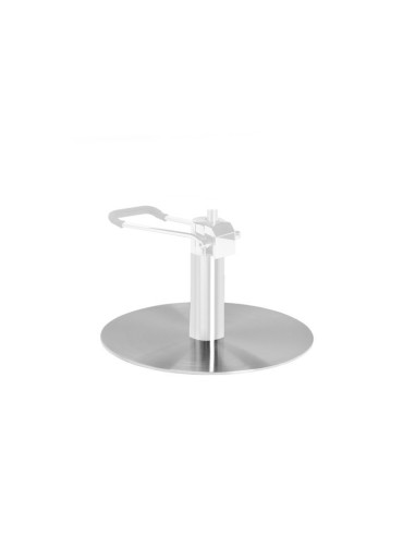 Round inox l010 base for the barber chair
