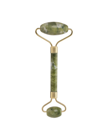 Green jade roller massager
