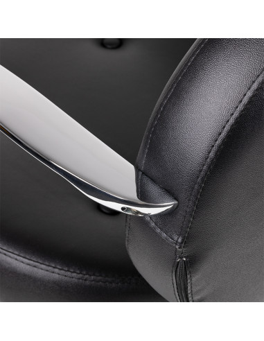 GABBIANO HAIRDRESSING CHAIR ASTI BLACK