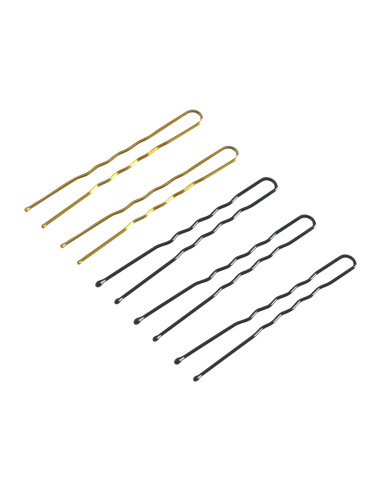 HAIRDRESSING BUNS FOR HAIR E-56 200 PCS. MIX