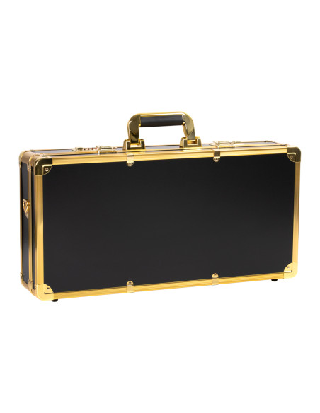 BARBER BLACK AND GOLD HAIRDRESSING SUITCASE