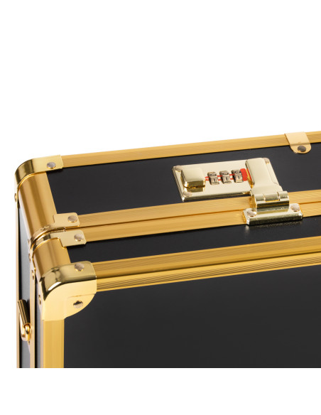 BARBER BLACK AND GOLD HAIRDRESSING SUITCASE