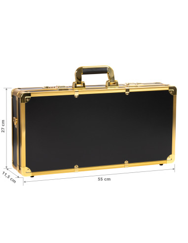 BARBER BLACK AND GOLD HAIRDRESSING SUITCASE