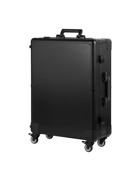 BOX PORTABLE STAND WITH BLACK SPEAKERS