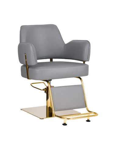 GABBIANO HAIRDRESSING CHAIR LINZ GOLD GREY