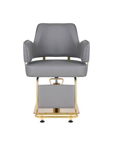 GABBIANO HAIRDRESSING CHAIR LINZ GOLD GREY