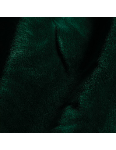 BOTTLE GREEN VELOUR SHEET
