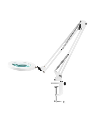 WHITE LED TABLE TOP MAGNIFIER LAMP GLOW 308