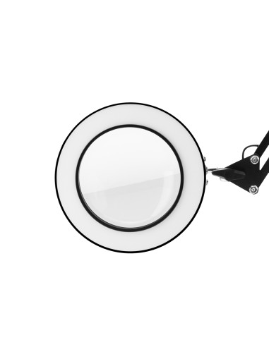 BLACK LED TABLE TOP MAGNIFIER LAMP GLOW 308
