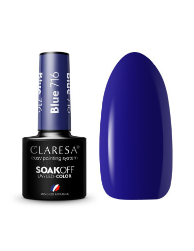 CLARESA Hybrid nail polish BLUE 716 -5g