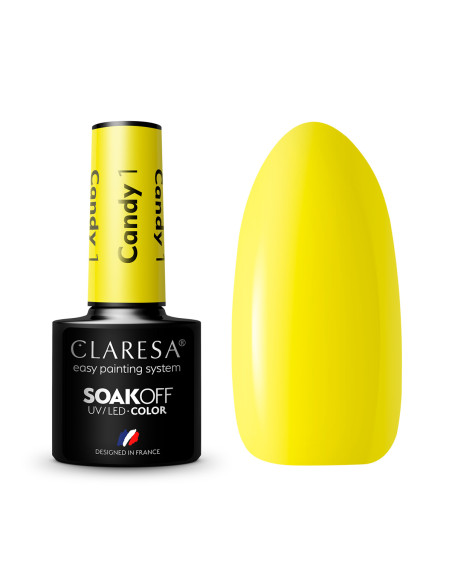 CLARESA Hybrid nail polish CANDY 1