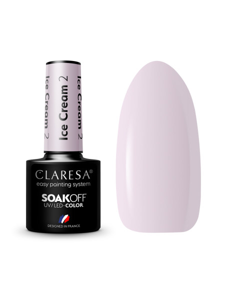 CLARESA hybrid polish Ice cream 2 -5g