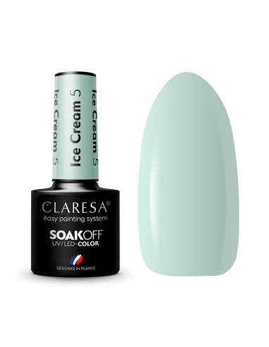 CLARESA hybrid polish Ice cream 5 -5g