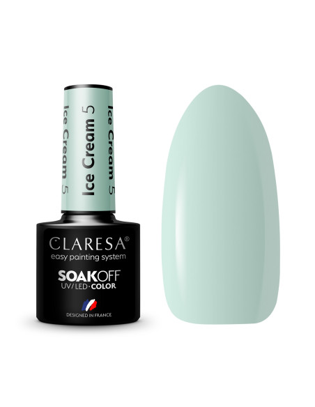 CLARESA hybrid polish Ice cream 5 -5g