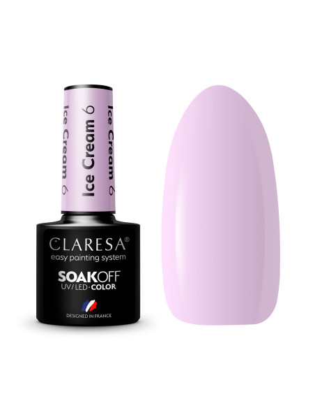 CLARESA hybrid polish Ice cream 6 -5g