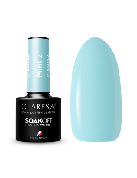 CLARESA Hybrid nail polish MINT 2 -5g