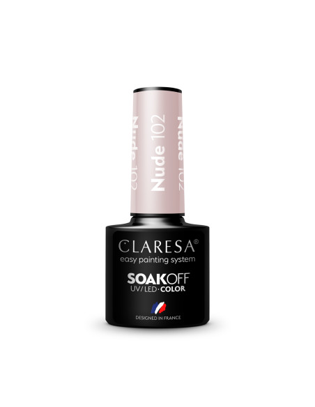 CLARESA Hybrid nail polish NUDE 102 -5g