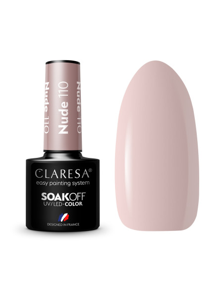 CLARESA Hybrid nail polish NUDE 110 -5g