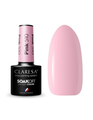 CLARESA Hybrid nail polish PINK 510 -5g