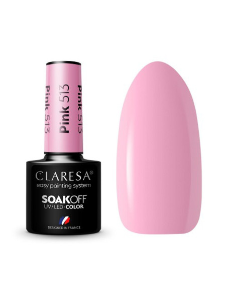 CLARESA Hybrid nail polish PINK 513 -5g
