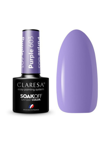 CLARESA Hybrid polish PURPLE 603 ​​-5g
