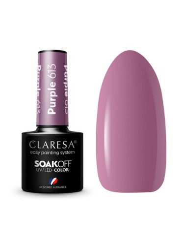 CLARESA Hybrid polish PURPLE 613 -5g  
