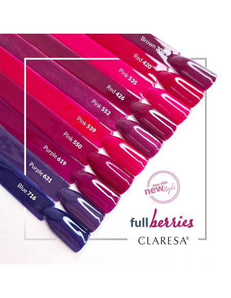 CLARESA Hybrid nail polish RED 420 -5g