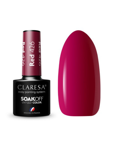 CLARESA Hybrid nail polish RED 426 -5g