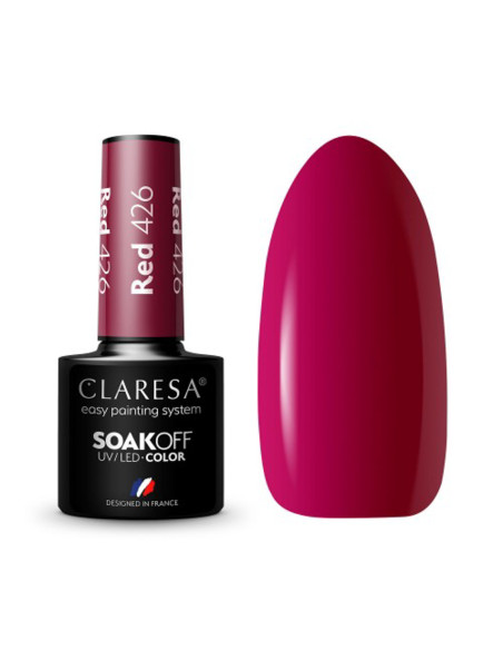CLARESA Hybrid nail polish RED 426 -5g