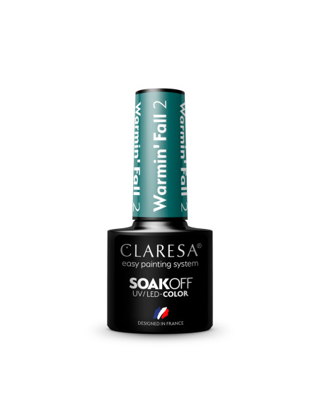 CLARESA Hybrid nail polish WARMIN "FALL 2 -5g