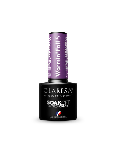 CLARESA Hybrid nail polish WARMIN "FALL 5 -5g