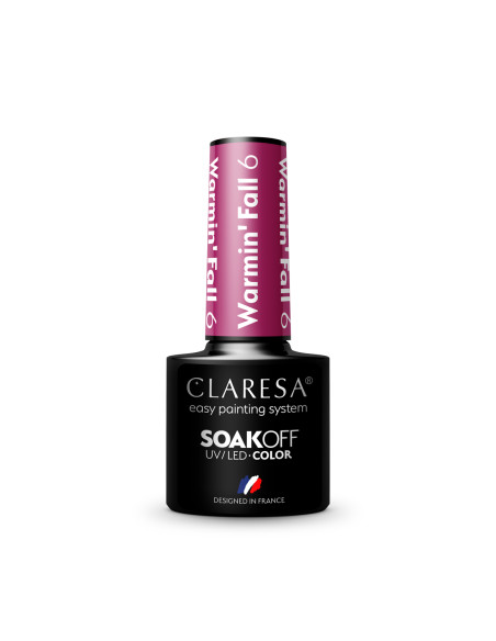 CLARESA Hybrid nail polish WARMIN "FALL 6