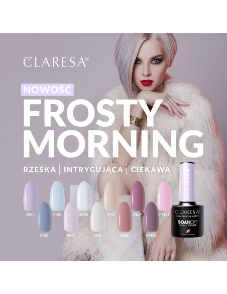 CLARESA Hybrid nail polish Frosty Morning 8 -5g