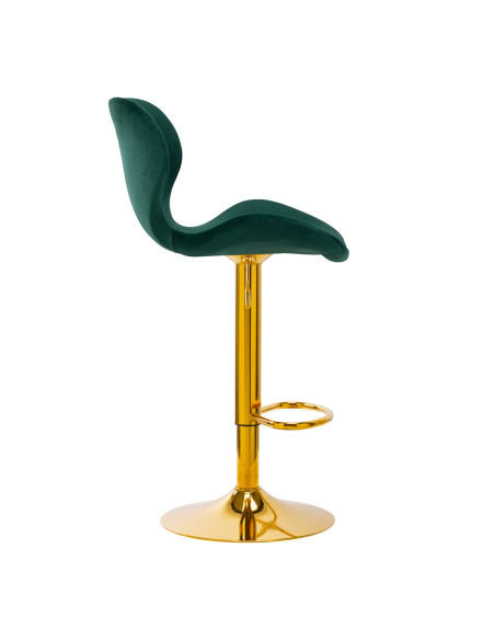 BAR STOOL QS-B15 VELVET GREEN