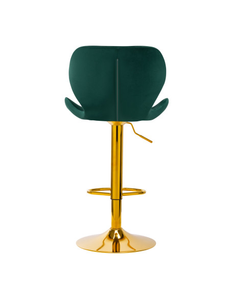BAR STOOL QS-B15 VELVET GREEN