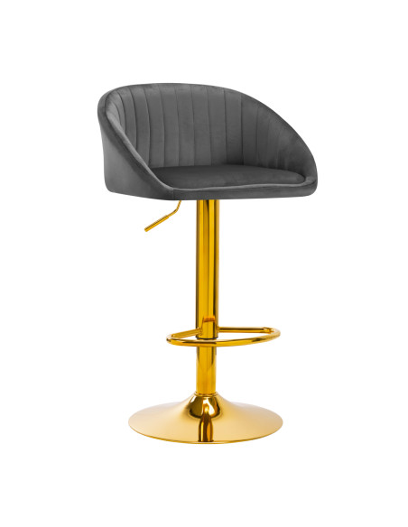 4Rico Bar Hocker QS-B16G velvet gray