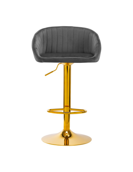 4Rico Bar Hocker QS-B16G velvet gray