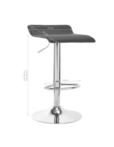 BAR STOOL QS-B08 GRAY