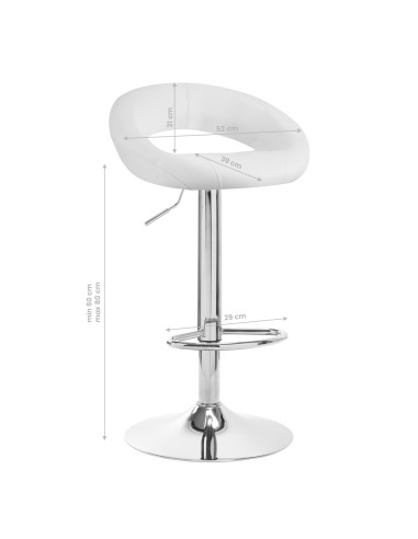 BAR STOOL QS-B10 WHITE
