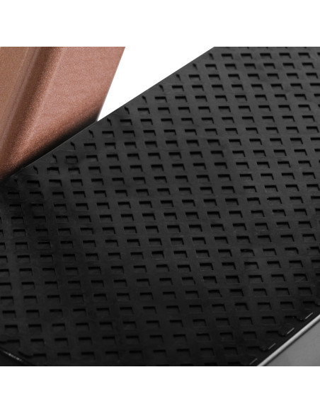 MAKE-UP CHAIR ALUMINUM ROSE GOLD