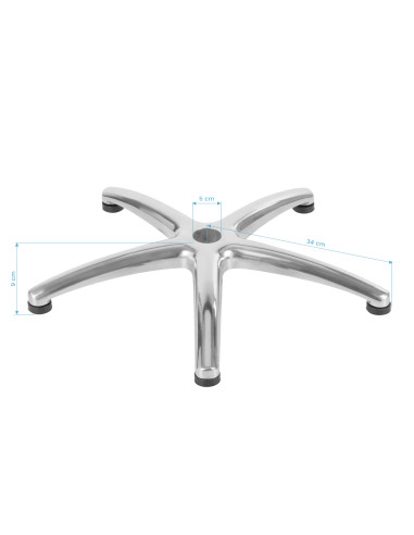 BASE FOR THE HAIRDRESSING CHAIR CROSS L008
