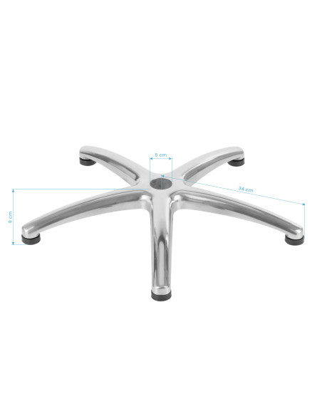 BASE FOR THE HAIRDRESSING CHAIR CROSS L008