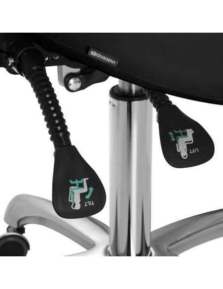 COSMETIC STOOL 1004 GIOVANNI BLACK