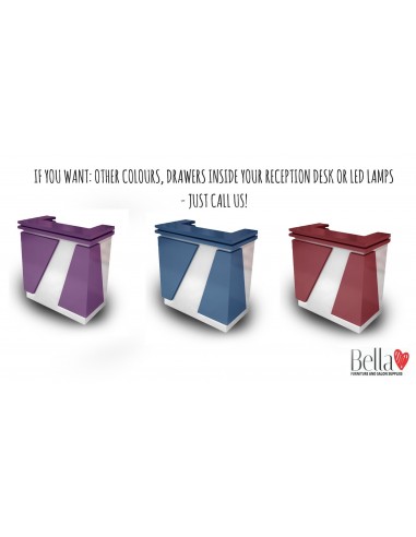 Salon Reception Desk - R28 Standard Bella Furniture Ireland